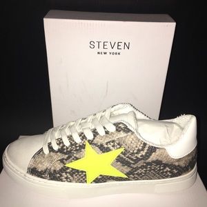 COPY - Steven New York snakeskin print sneakers